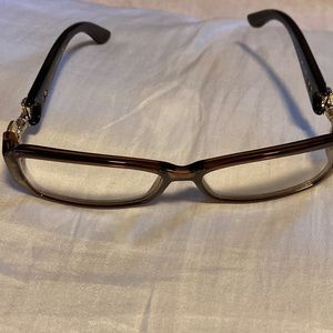 gently used frames. Has small mark where it curves behind the ear.